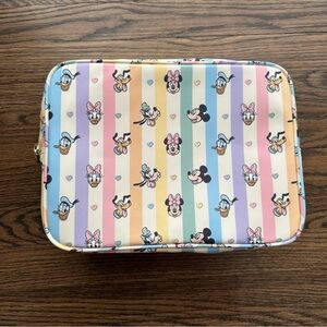 Stoney Clover Large pouch Mickey Rainbow Stripe